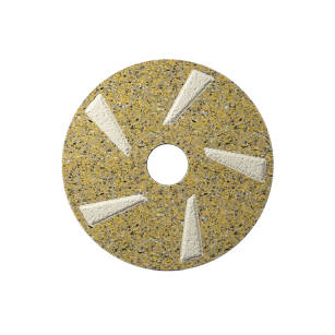 9" Pad FloorZilla Diamond - żółty (3 szt.)
