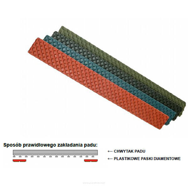 PLASTIKOWE PASKI DIAMENTOWE 20”/ 50cm