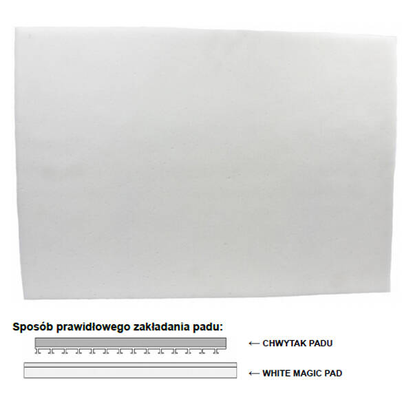 PAD Z MELANINY – WHITE MAGIC PAD 20”/ 50 cm