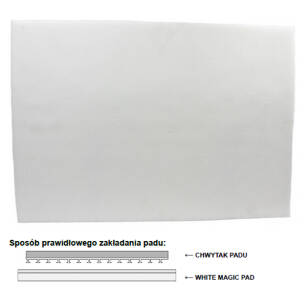 PAD Z MELANINY – WHITE MAGIC PAD 20”/ 50 cm