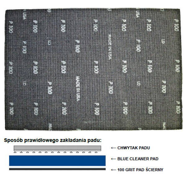 PAPIER ŚCIERNY – GRIT 100/ 20”/ 50 cm
