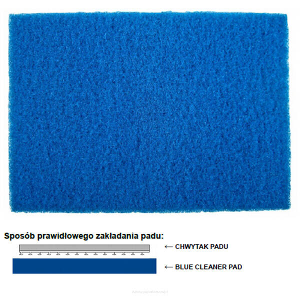 BLUE CLEANER PAD 20”/ 50 cm