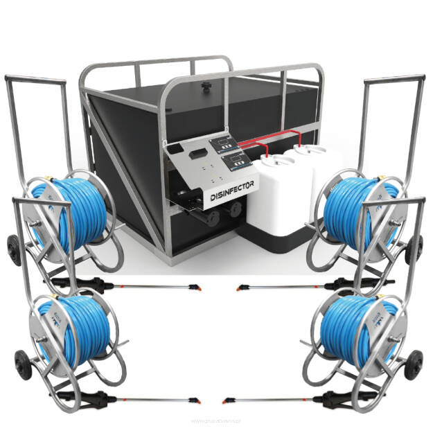 Disinfector System 1000 L dla 4 operatorów