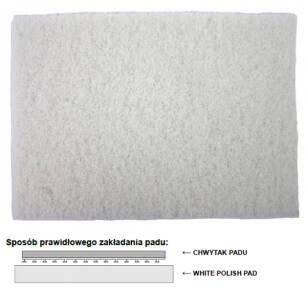 WHITE POLISH PAD 20”/ 50 cm